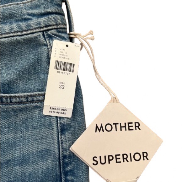 MOTHER High Waisted Rider Ankle in Salt of the Earth - 32 - Picture 7 of 13